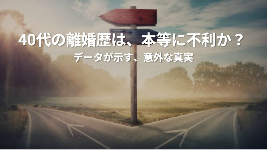標識とその先に二股に分かれる道