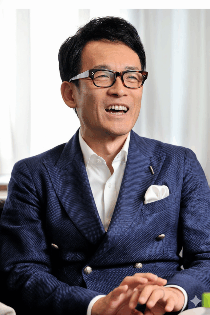 笑顔で相談に乗るAI婚活エージェントの男性コンサルタント